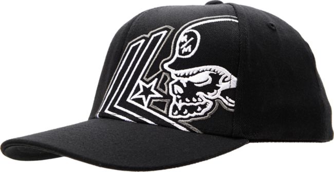 Metal Mulisha Apart Curved Black Flexfit Hat
