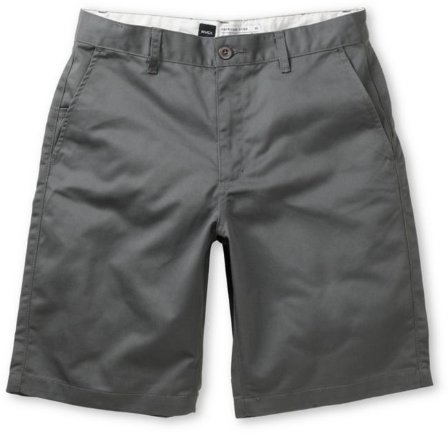RVCA Americana Relaxed Fit Grey Chino Shorts