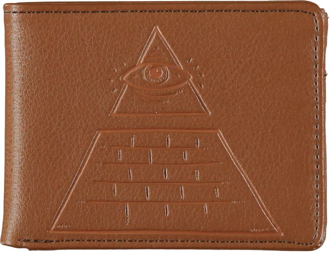 RVCA Base Brown Bifold Wallet