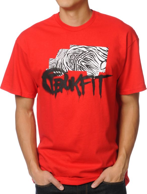 Trukfit Foundation Red Tee Shirt