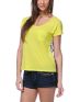 Empyre Girls Finnley Lime Yellow Chiffon Back Shirt