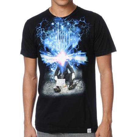 Imaginary Foundation Got Change For A Paradigm Black Tee Shirt