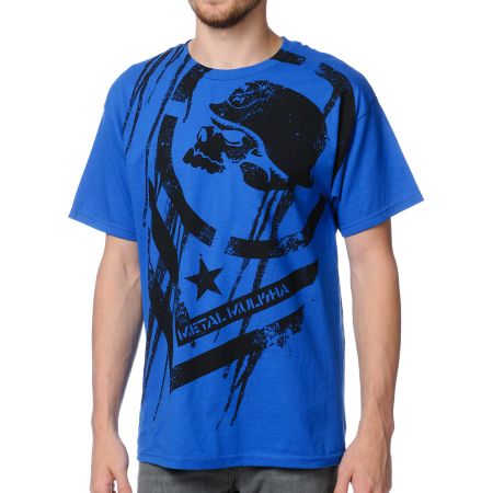 Metal Mulisha Dissolve Blue Tee Shirt