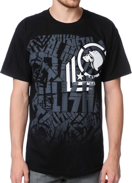 Metal Mulisha Wrapped Black Tee Shirt
