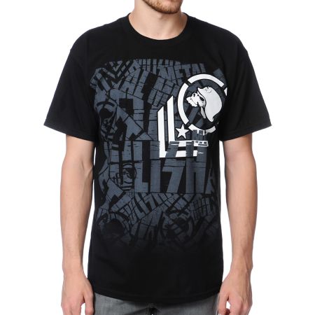 Metal Mulisha Wrapped Black Tee Shirt