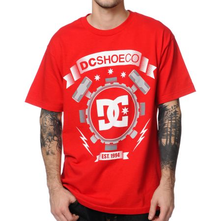 DC Working Class Red Tee Shirt