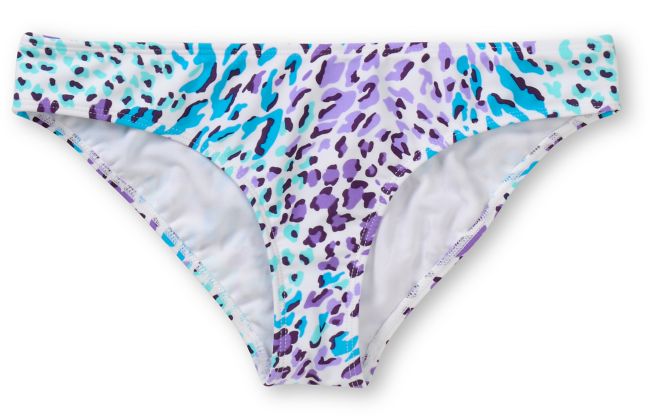 Obey Vintage Leopard Print Basic Bikini Bottom