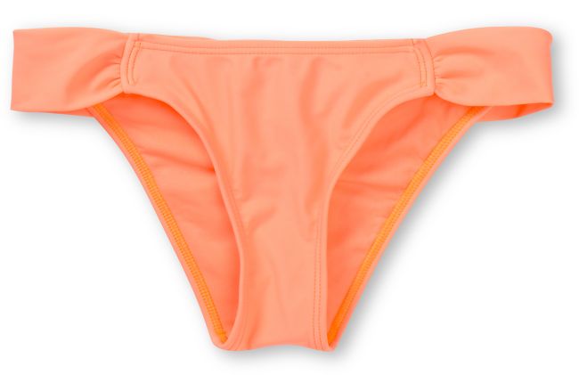 Gossip Coral Hipster Fold Over Bikini Bottom