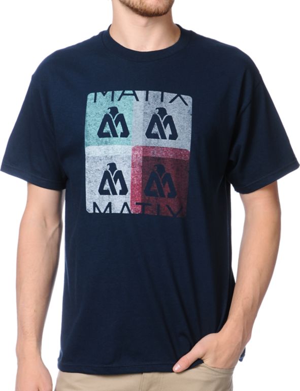 Matix Theory B Navy Blue Tee Shirt