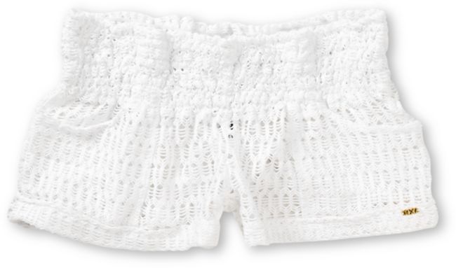 Roxy Clear Skies White Crochet Board Shorts