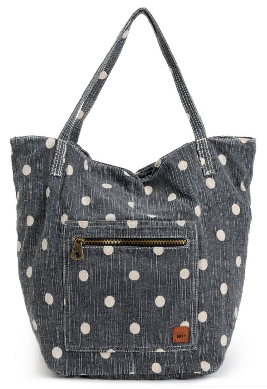Roxy Heartland Blue Black Shoulder Bag