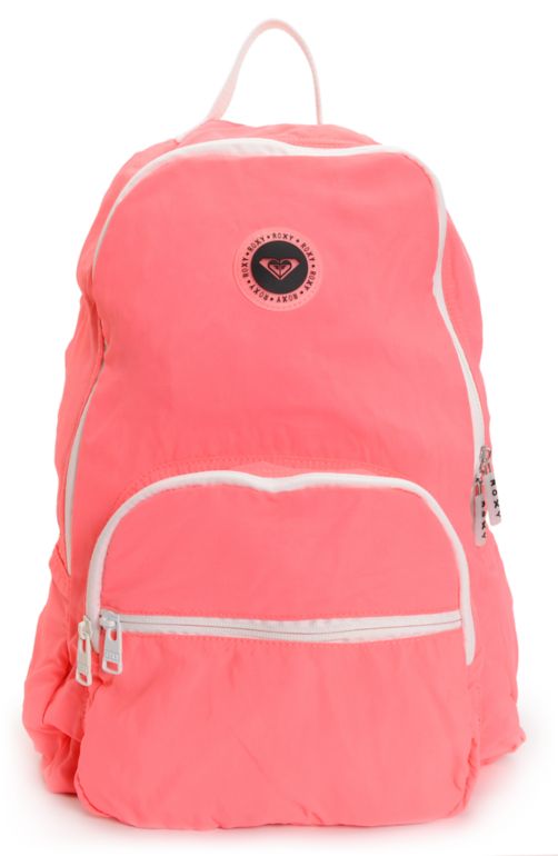 Roxy Going Coastal Neon Pink Backpack