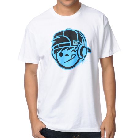Neff DJ Kenny 2 White Tee Shirt