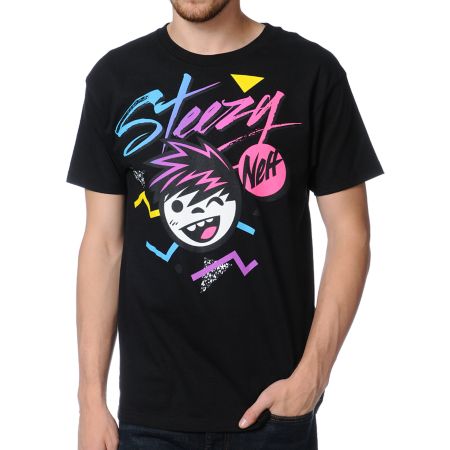 Neff Steezy Black Tee Shirt