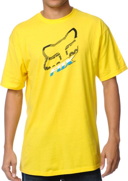 Fox Cramped Yellow Tee Shirt