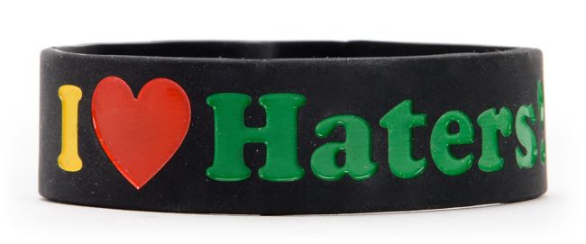 DGK I Love Haters Rasta Bracelet