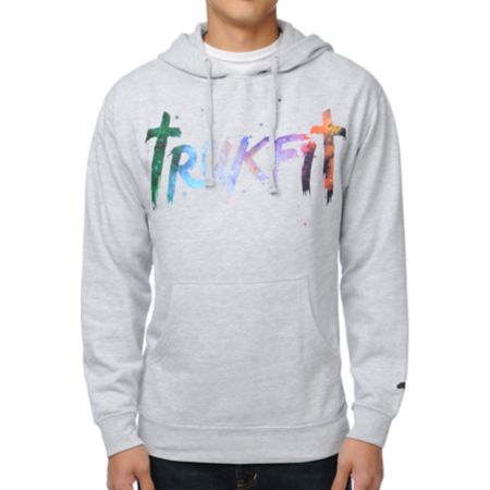 Trukfit Galaxy Grey Pullover Hoodie