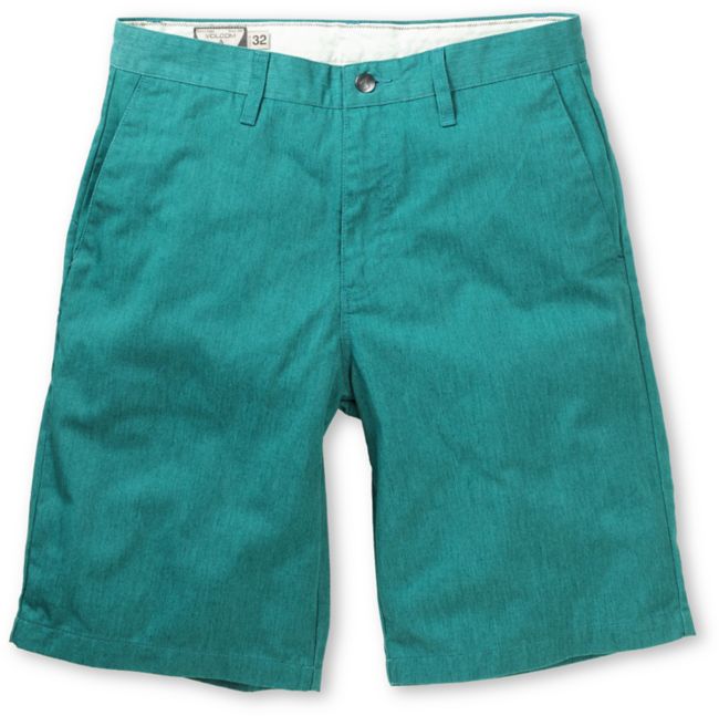 Volcom Frickin Too Teal Chino Shorts