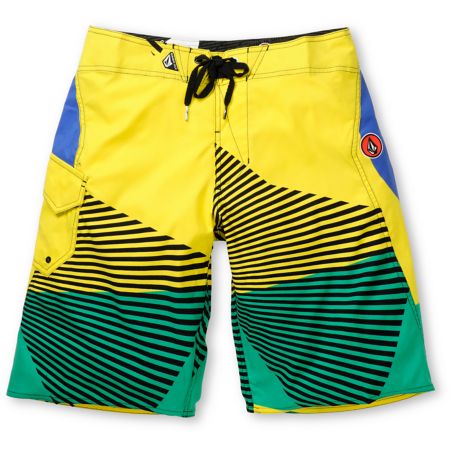Volcom Maguro Fun Yellow 22 Board Shorts