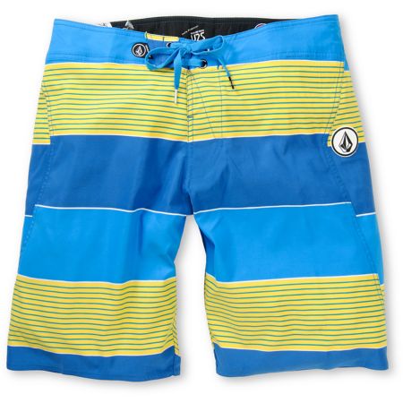 Volcom Maguro Blue Striped Board Shorts
