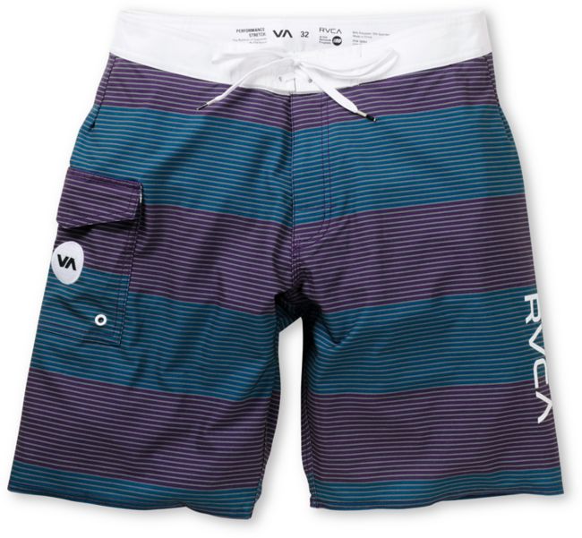 RVCA Civil Stripe Blue 20 Board Shorts