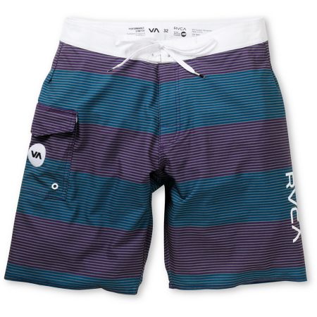 RVCA Civil Stripe Blue 20 Board Shorts