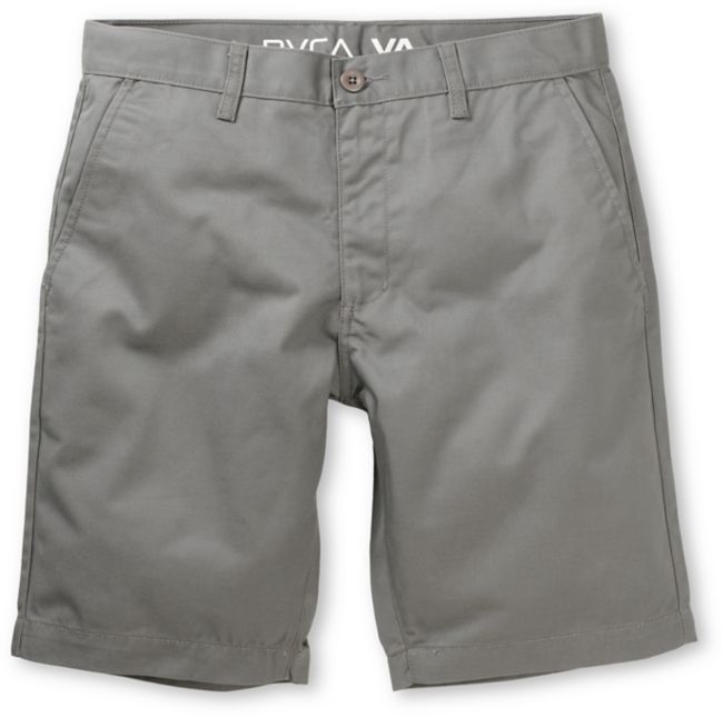 RVCA Weekender Grey Slim Fit Chino Shorts