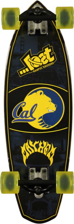Lost California Golden Bears Rocket Mini 28 Cruiser Complete Skateboard