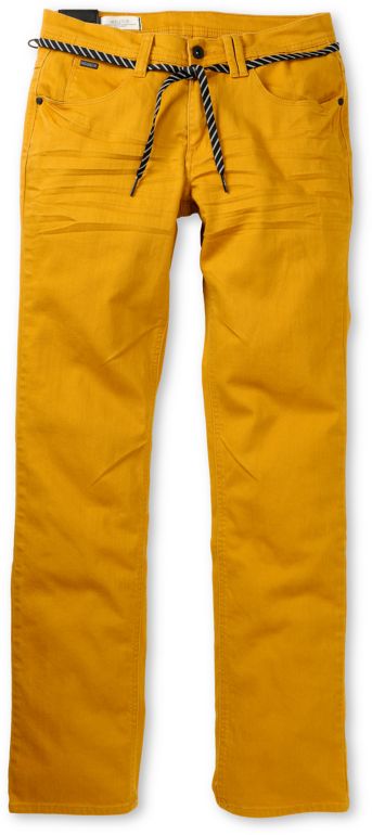 Empyre Skeletor Mustard Yellow Slim Jeans
