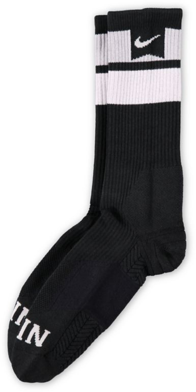 Nike Skateboarding Elite Dri-Fit Black Striped Crew Socks