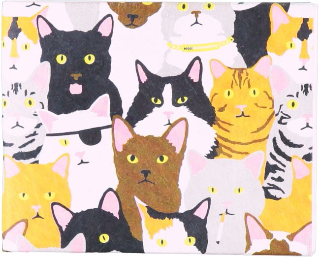 Enjoi Cat Collage Bi-fold Wallet