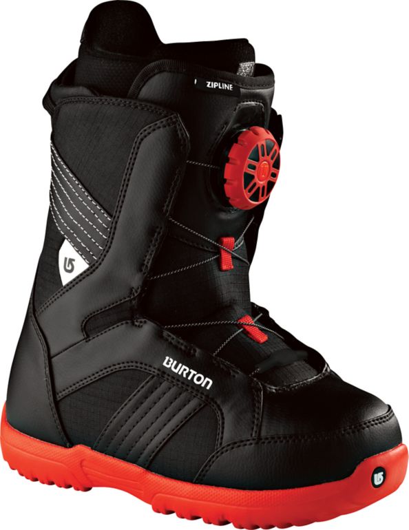 Burton Zipline Kids Black Snowboard Boots 2013