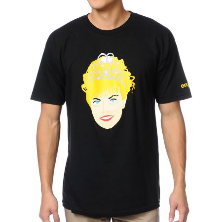 Enjoi Homecoming Queen Black Tee Shirt