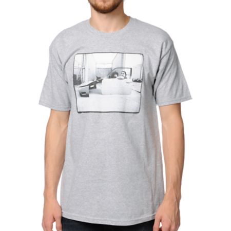 Girl Were Working On It Grey Tee Shirt