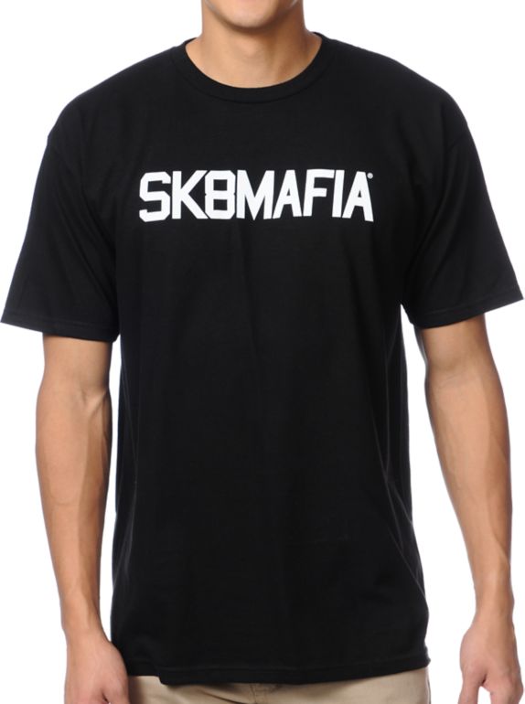 Sk8Mafia College Black Tee Shirt