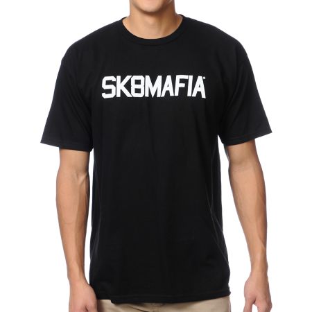 Sk8Mafia College Black Tee Shirt