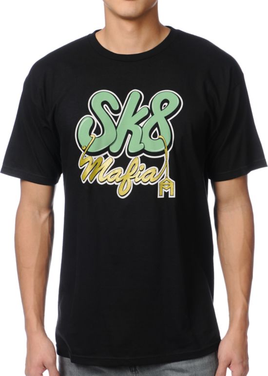 Sk8Mafia Chain Gang Black Tee Shirt