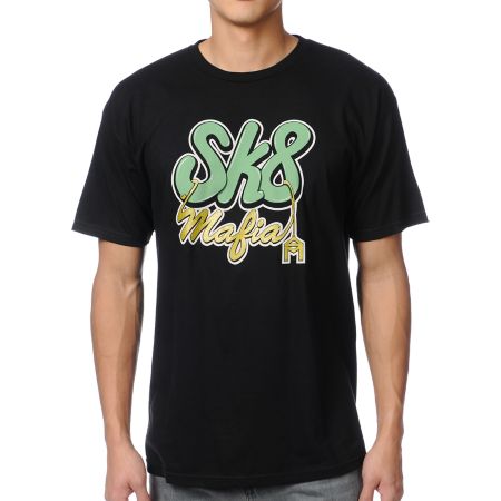 Sk8Mafia Chain Gang Black Tee Shirt