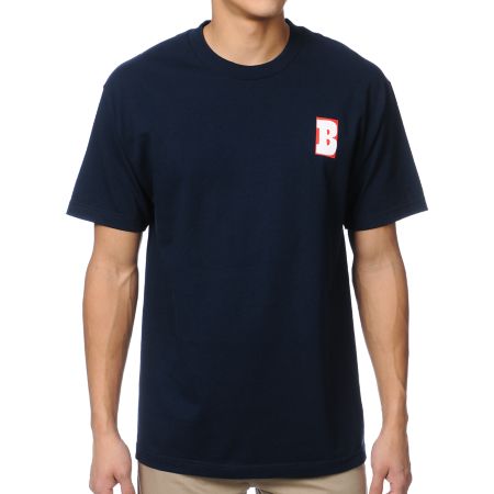 Baker Skateboards B Blue Tee Shirt