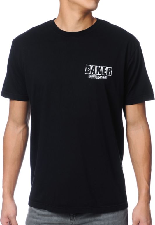 Baker Skateboards Brand Logo Black Tee Shirt