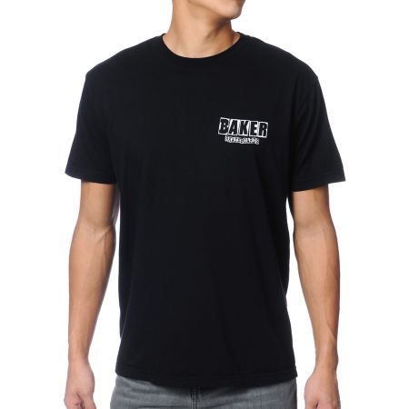 Baker Skateboards Brand Logo Black Tee Shirt