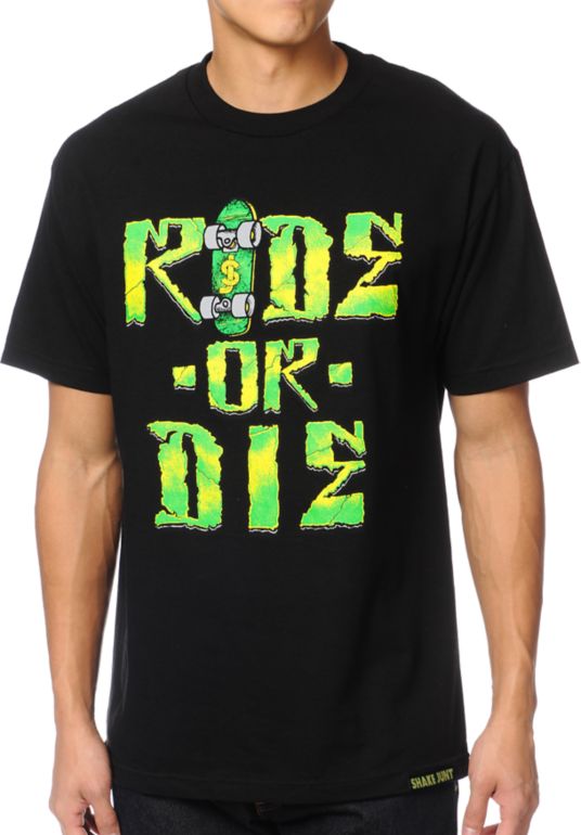Shake Junt Ride Or Die Black Tee Shirt