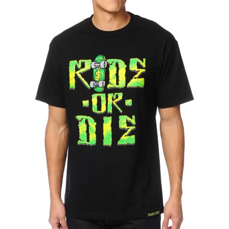 Shake Junt Ride Or Die Black Tee Shirt