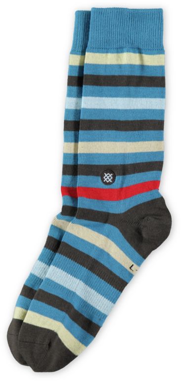 Stance Derby Blue Stripe Crew Socks