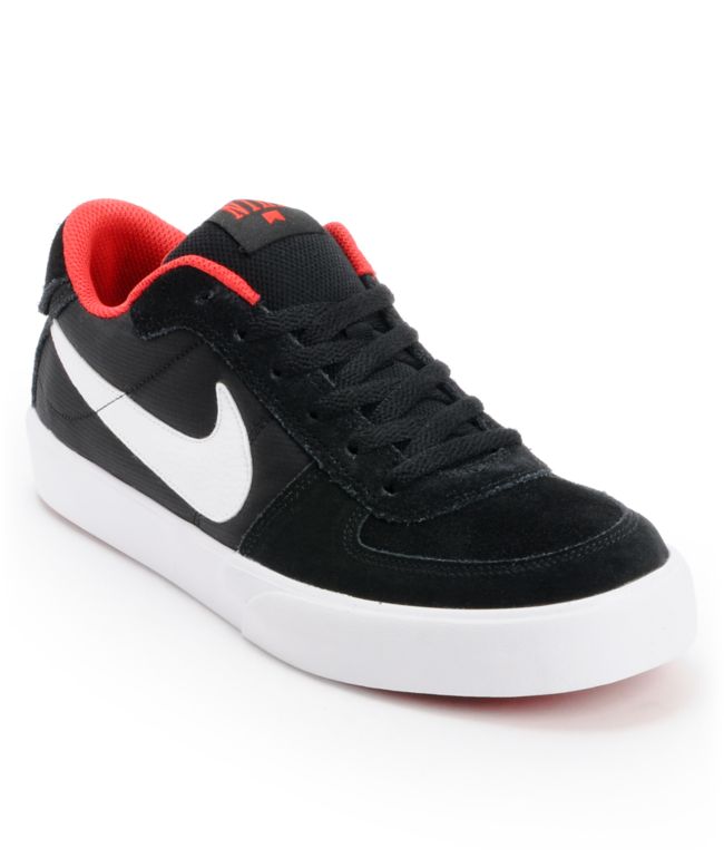 Nike Mavrk Black, White, & University Red Skate Shoe