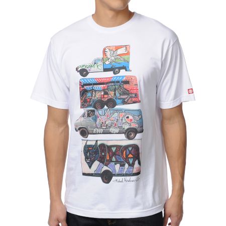 Element Mobile White Tee Shirt