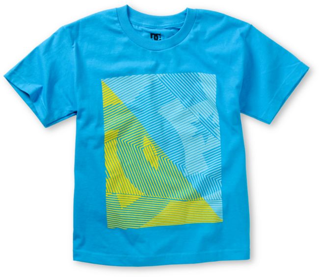 DC Boys Total Blue Tee Shirt