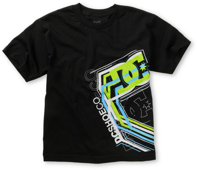 DC Boys Super Charge Black Tee Shirt