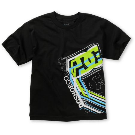 DC Boys Super Charge Black Tee Shirt