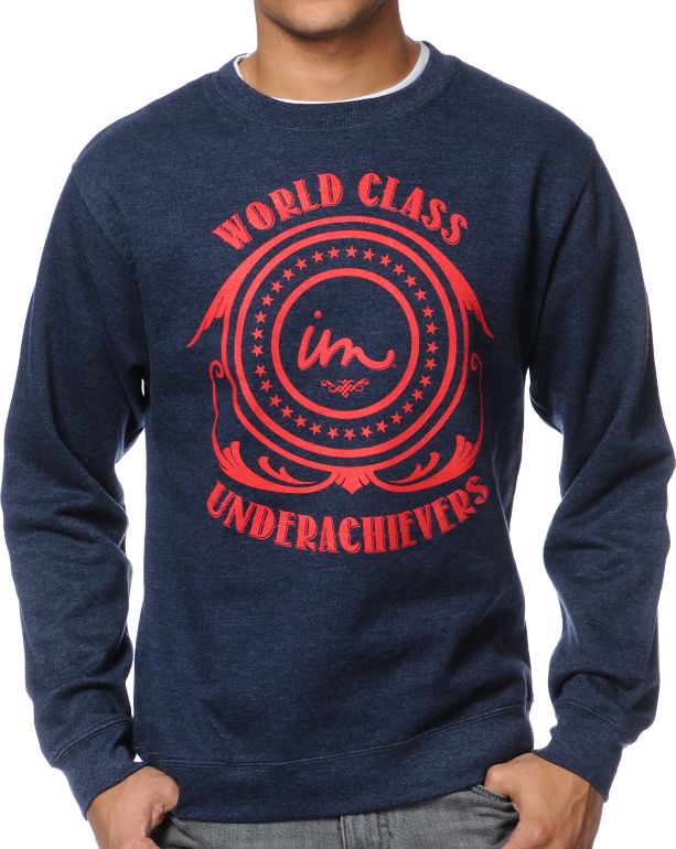 Imperial Motion World Class Navy Crew Neck Sweatshirt